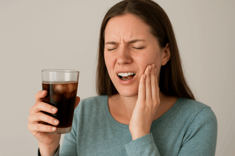 Dentist treating sensitive teeth patient in Rockhampton
